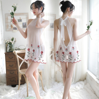 串得起2019新款舒适时尚纯色性感透明情趣内衣S开档裆挑逗制服JD诱惑血滴子调情风情典雅魅惑激情套装女串得起