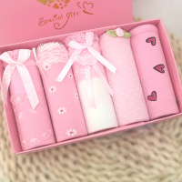 5条装女童内裤棉儿童三角裤女孩短裤头中大童学生裤衩9-13-15岁串得起