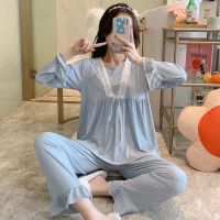 夏季薄款月子服吸汗孕妇睡衣女春秋产后喂奶产妇坐月子哺乳期套装串得起