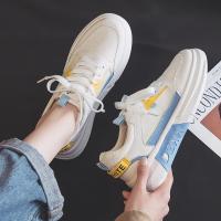 2021夏季新款透气小白鞋女帆布鞋百搭学生厚底运动板鞋韩版ins潮串得起