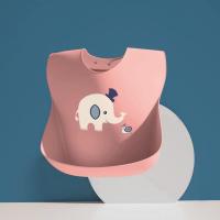 宝宝吃饭围兜硅胶防水免洗围嘴饭兜食饭兜儿童口水巾婴儿小孩大号串得起