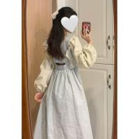 连衣裙2021新款春秋季仙女裙公主甜美温柔风少女裙子串得起