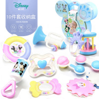 婴幼儿0-1岁宝宝早教玩具 可持续高温水煮牙胶手摇铃拨浪鼓组合套装新生儿玩具礼物