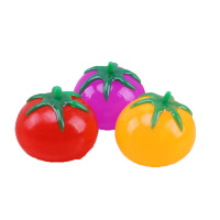 西红柿发泄水球 4个摔不烂的水球番茄捏捏乐创意减压玩具抖音网红水果发泄球