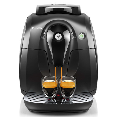 飞利浦咖啡机HD8650 家用全自动 意式咖啡豆研磨机磨粉机 现磨煮 黑色