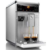 飞利浦（Philips）HD8854/15进口全自动滴漏式浓缩咖啡机机身不锈钢带有集成式储奶容器 银色Saeco