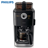 飞利浦（PHILIPS）美式 咖啡机 HD7762/00半自动滴漏式不锈钢机身双豆设计预约定时功能 控温设计 九档按钮