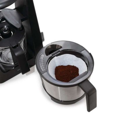 Philips/飞利浦咖啡机 HD7762/00 家用 全自动浓缩滴漏式咖啡机豆粉两用 银黑 咖啡机尽享醇香HD7688