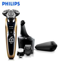 飞利浦(Philips) S9911/62电动剃须刀 干湿两用三刀头全身水洗 充电旋转式刮胡刀