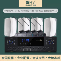 Hivi/惠威VA8-OS中小型会议室音响套装 会议音箱系统设备全套无线话筒背景音乐 白色套餐二