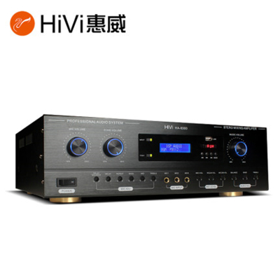 Hivi/惠威 HA-8300卡拉OK大功率功放KTV合并式防啸叫蓝牙读U盘