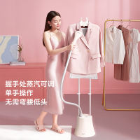 松下(Panasonic)双杆蒸汽挂烫机家用豪华烫衣服1800W大功率40S快速出汽握手部调节NI-GWG046-W