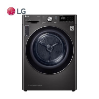 LG RC90V9JV2W 黑色 原装进口 双变频热泵省时低温护衣 双重冷凝器 智能感应 遥控器 被褥护理烘干机 干衣机