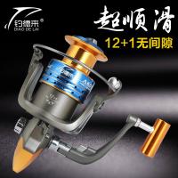 钓德来渔轮纺车轮全金属不锈钢鱼轮海竿轮鱼线轮矶钓路亚轮远投轮