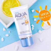 [苏宁优选]泰国Mistin面部防晒霜AQUA女防紫外线户外防晒乳液spf50+++男女20