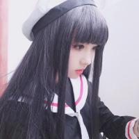 [苏宁优选]自然黑色长直男女动漫COS假自然逼真伪娘变装假毛古装全头套