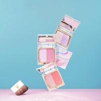 【苏宁优选】【优选】ROMAND柔魅得双色腮红 闵塞伦自然裸妆修容初学者胭脂粉 淡粉色+葡萄色PLUM PINK 冷