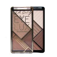 [苏宁优选]L.A. GIRL洛杉矶女孩四影珠光la lagirl懒人盘哑光大地色初学