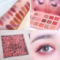[苏宁优选]新款 同款仙女盘18影初学者易上妆哑光珠光沙漠玫瑰眼影盘细腻不飞粉大地色桃花妆送眼影刷 沙漠玫瑰金18