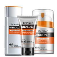 [苏宁优品]泊泉雅男士洗面奶呼吸套装组合装土控油护肤三件套保湿补水痘印男士专用 友情价