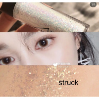 [苏宁优品] 3ce珠光液体眼影液人鱼姬卧蚕眼影大亮片美哭 #double note ▲小亮片金闪#struck