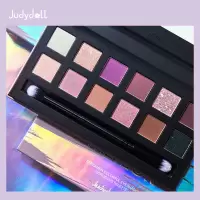 [苏宁优品]Judydoll橘朵十二影烟花星辰盘亮片眼影人鱼桃花闪片珠光偏光 星辰盘