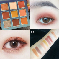 [苏宁优品]她素tasu蓝色海洋9影盘钻石亮片偏光闪姜苍蝇绿红棕焦糖葱 琉金沙漏-03