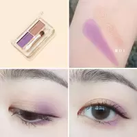 【苏宁优品】Judydoll橘朵自由组合双影盘DIY红款眼影便携初学者学生款 01#