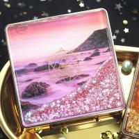 [苏宁优品]NOVO眼影盘ins超火的流沙独角兽珠光蹦迪便携国货闪粉红款眼影 #冬日梦境()