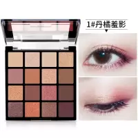 [苏宁优品]16色 ins超火的眼影盘哑妆少女系懒人韩国初学者平价大地色系 送眼影刷