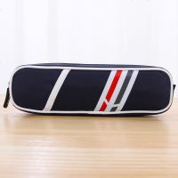 得力小清新小学生笔袋帆布简约韩国文具袋男女生日系大容量笔盒初中生铅笔袋大学生儿童复古韩版ins可爱创意