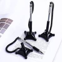 真彩台笔粘桌笔柜台固定签字笔银行台面带电话绳中性笔防丢水性笔