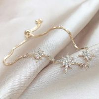 不褪色星月手链女孩学生韩版十二星座潮流星空手环手镯闺蜜女友礼