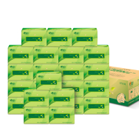 心相印 抽纸 茶语丝享系列 3层130抽*24包(小规格) 软抽纸巾