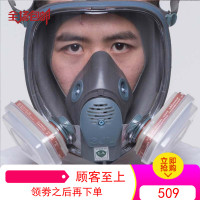 全面罩防毒防尘面罩 工业面具喷漆口罩 气粉尘放毒全封闭易呼吸