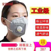 防尘口罩防工业粉尘打磨灰粉放毒防烟灰尘工厂装修劳保专用男透气