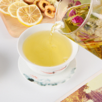 谷益丰柠檬荷叶玫瑰花菊花草茶天然决明子养生水果干八宝茶装20包200g