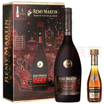 人头马 (Remy Martin) V.S.O.P 限量礼盒 700ml + Club 30ml 酒伴