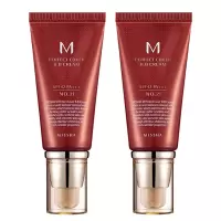 【两支装】Missha谜尚魅力润颜修容霜SPF42/PA+++ 21号 50ml（bb霜 素颜霜 学生女）