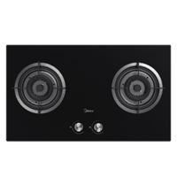 灶具-JZT-Q60A 嵌入式燃气灶 黑色钢化玻璃 双头 天然气/液化气 一级能效 电池