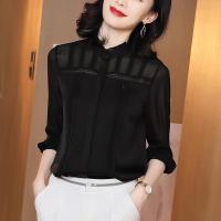 长袖衬衣设计感小众洋气上衣2020新款春蕾丝