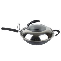 爱仕达ASD炒锅 32cm电磁炉通用锈不了铸铁锅LX8332E