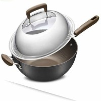 爱仕达油你控新不粘无油烟炒锅