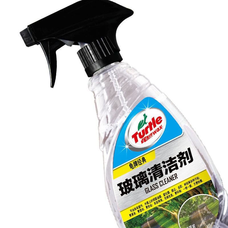 龟牌(Turtle Wax)硬壳玻璃清洁剂挡风玻璃清洁剂汽车用品玻璃液去油膜去污剂G-4038 500ml(原G-4