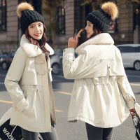 佚貌YIMAO 派克服女冬棉服女2021年新款棉衣女冬季加绒加厚保暖修身外套潮