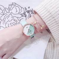 卡西官方欧洲风格法国英国小众手表女简约学生ulzzang韩版潮流休闲大气ins时尚防水