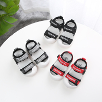 2019夏季新款幼儿园宝宝凉鞋露趾男童女童魔术贴童鞋防滑