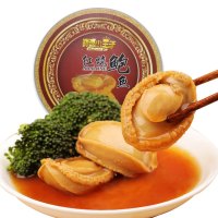 鲍鱼小王子 即食鲍鱼罐头 160g 5-6只/罐 即食罐装红烧海鲜水产鲍鱼汁熟食鲍鱼仔