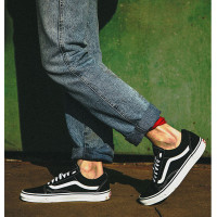 VANS范斯经典款低帮黑白OLD SKOOL帆布鞋男女情侣鞋VN-0D3HY28