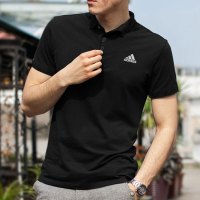 正品阿迪达斯运动polo衫男短袖夏季立领休闲修身透气短袖T恤CV8322 Y4